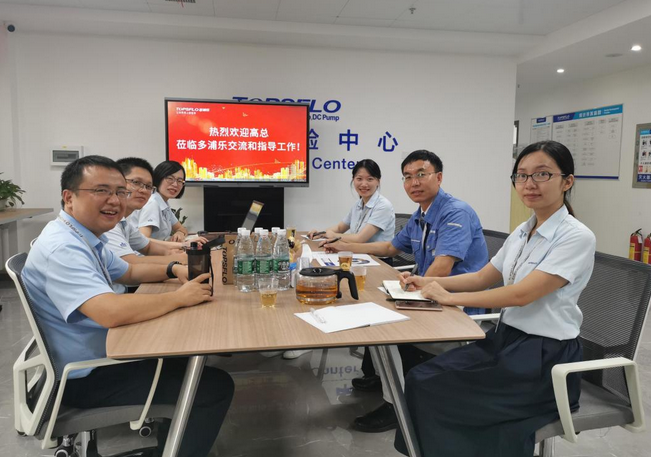 814 多浦樂泵業(yè)客戶來訪合影